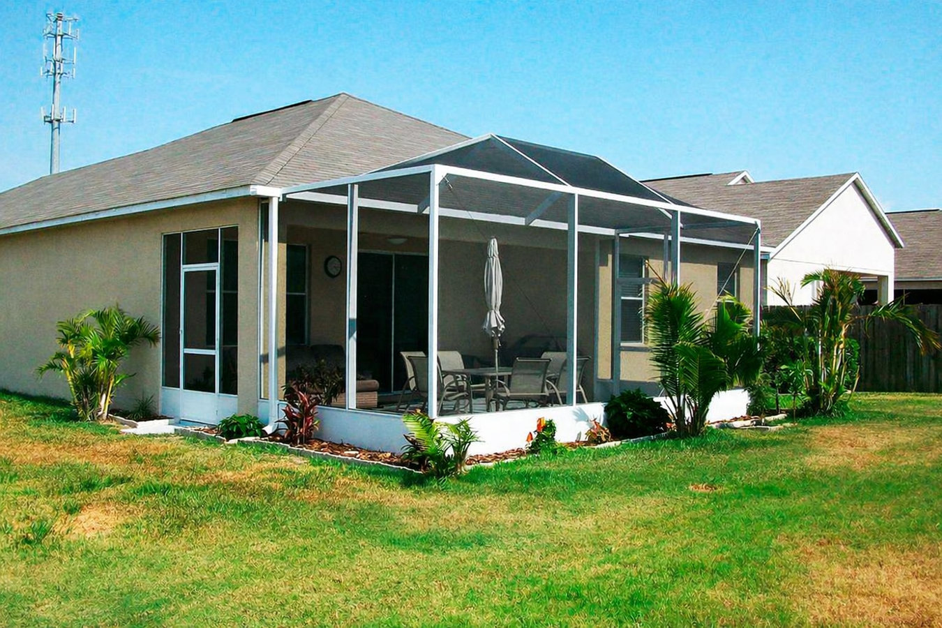 Screen room installation